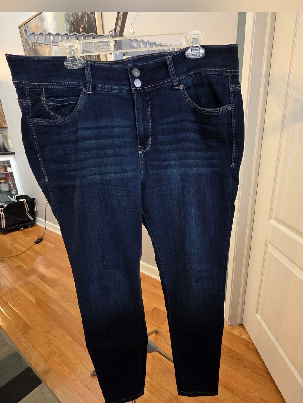 Wallflower The Ultra Fit Dark Blue Plus Size Skinny Jeans